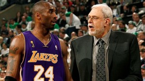 kobe_phil Kobe Bryant and Phil Jackson were not happy with the way Game 4 was officiated. (NBAE/GETTY IMAGES)