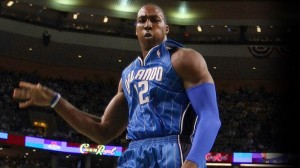 Dwight Howard made just one of six shots from the field in Orlando's 100-75 loss to the Lakers in Game 1. (GETTY IMAGES)