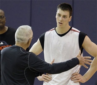Tyler_Hansbrough Indiana Pacers coach Jim O'Brien has nothing but great things to say about first-round pick Tyler Hansbrough.