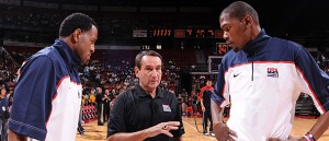 MikeKrzyzewski_withIguodala_Durant_USA_(Getty)