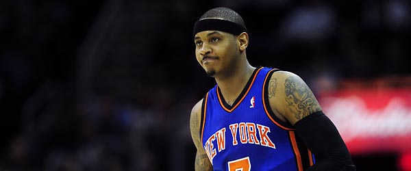 Carmelo Anthony In A Knicks Uniform. Carmelo Anthony is the most